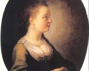 Portrait of a Young Woman - 格里特·道